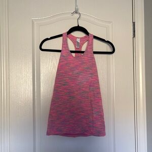 Ivivva Pink and Blue Racerback Tank Top